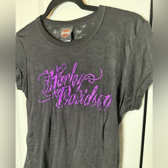 Harley Davidson women’s skull tee - Picture 3 of 5